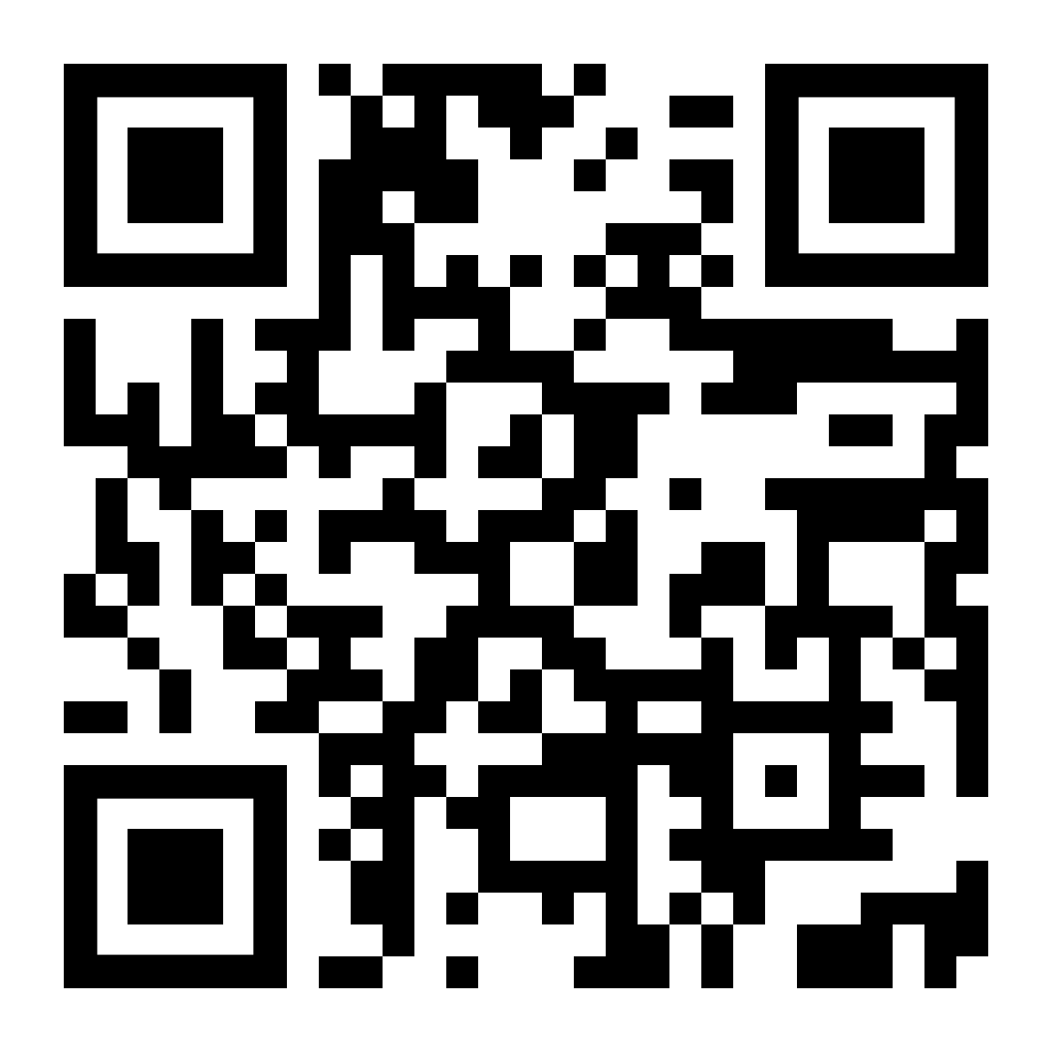 QR code linking to survey